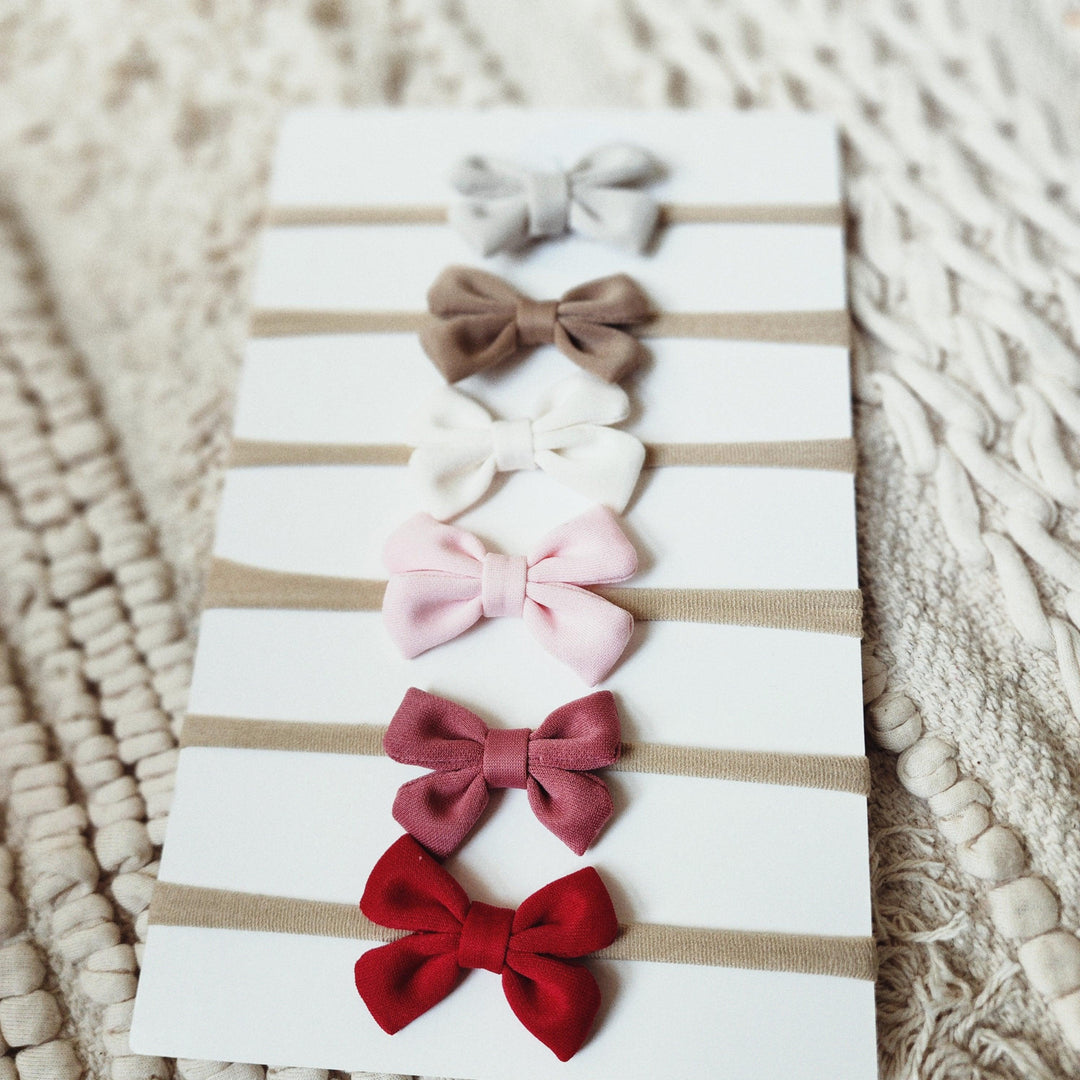Pretty Pinks Headbow - Pack of 6