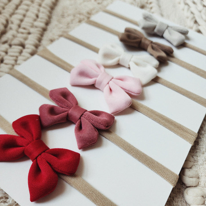 Pretty Pinks Headbow - Pack of 6