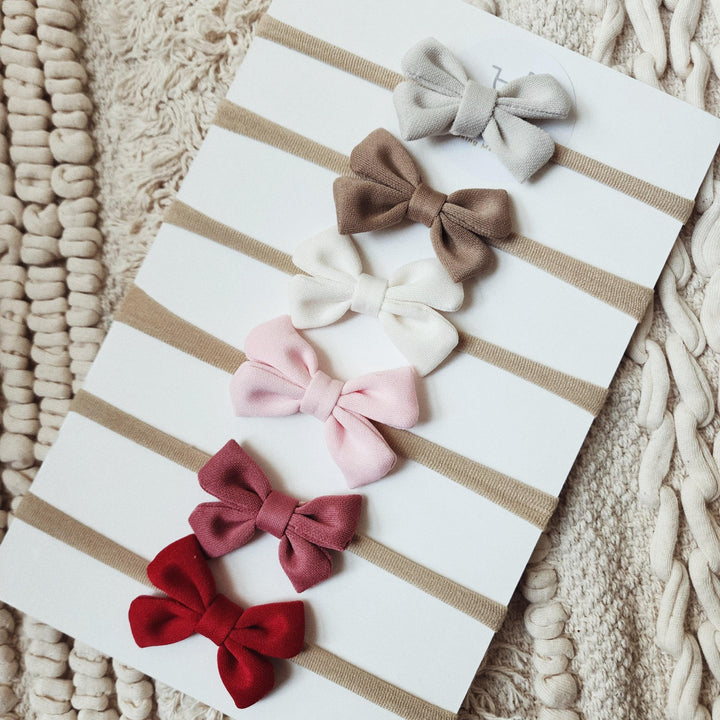 Pretty Pinks Headbow - Pack of 6
