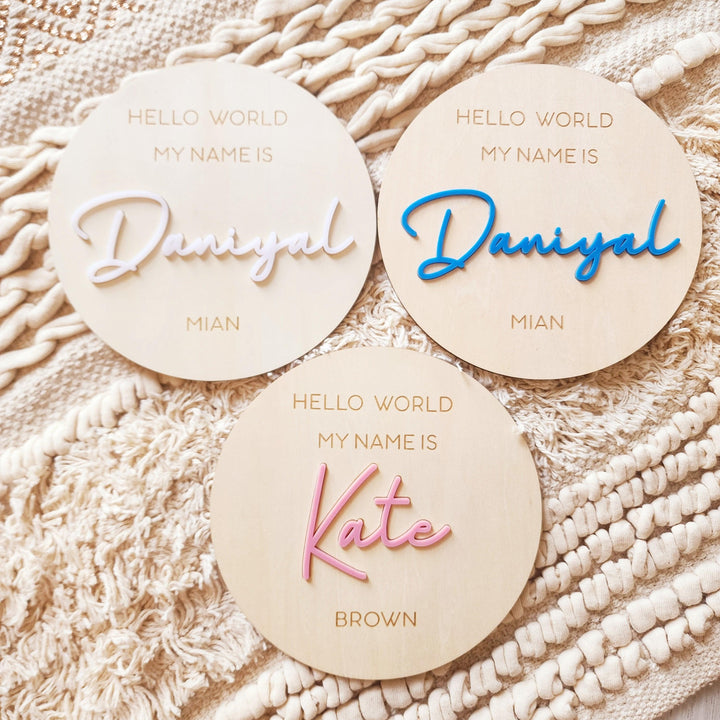 Extra Large Name Plaque - 1 week turnaround time