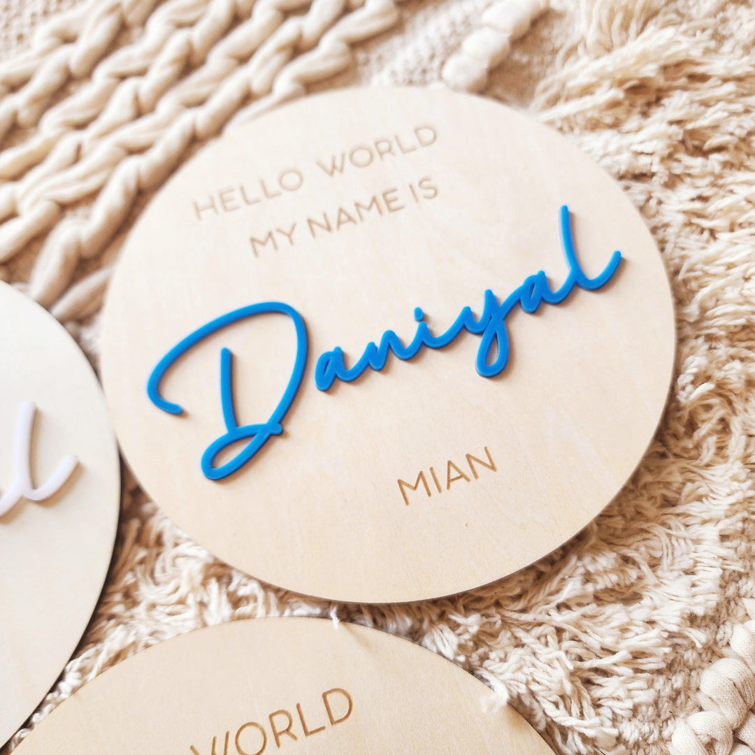 Extra Large Name Plaque - 1 week turnaround time