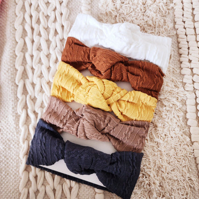 Neutrals Cotton Headband Set