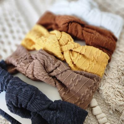 Neutrals Cotton Headband Set