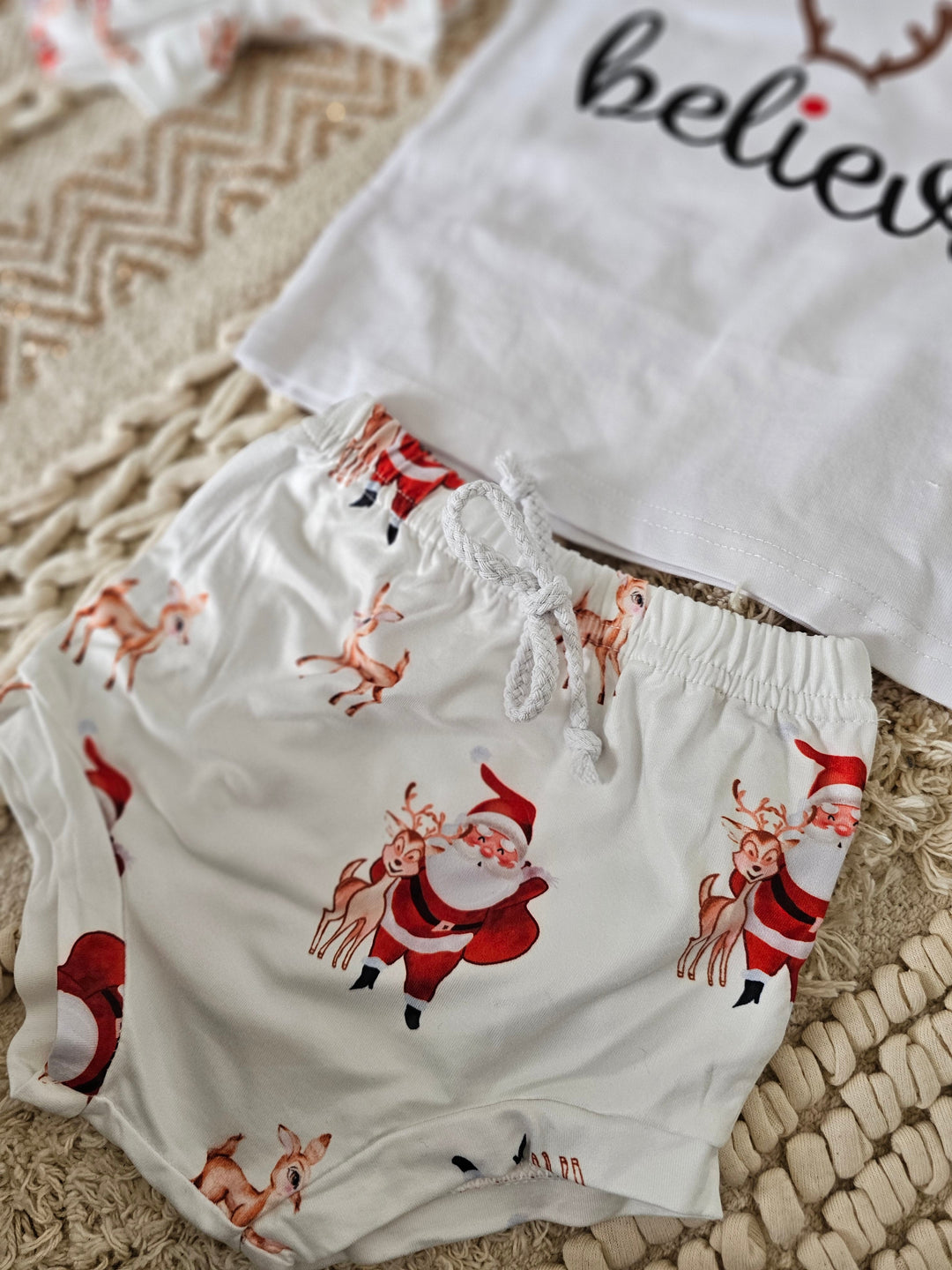 Believe Christmas Bloomer Set