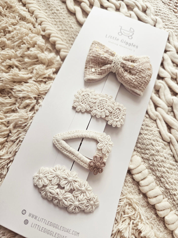 Paris Set of Hair Clips