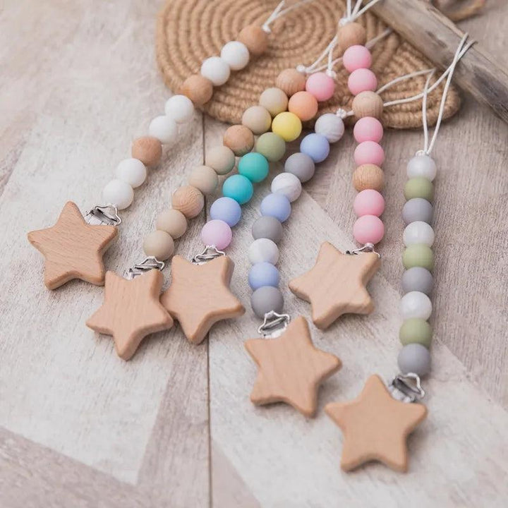 Starry Pacifier Clip