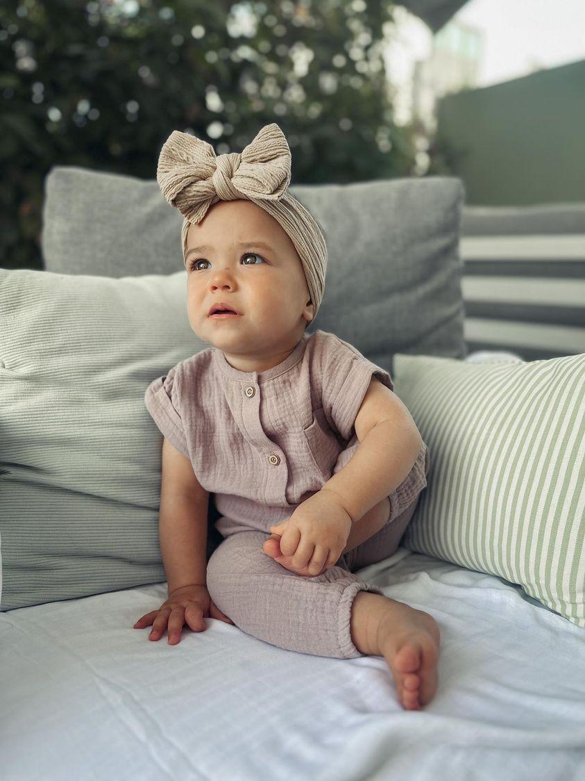 Purple Austen Romper