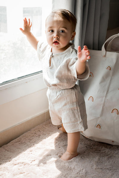Noah Grey Short Set | Image 4