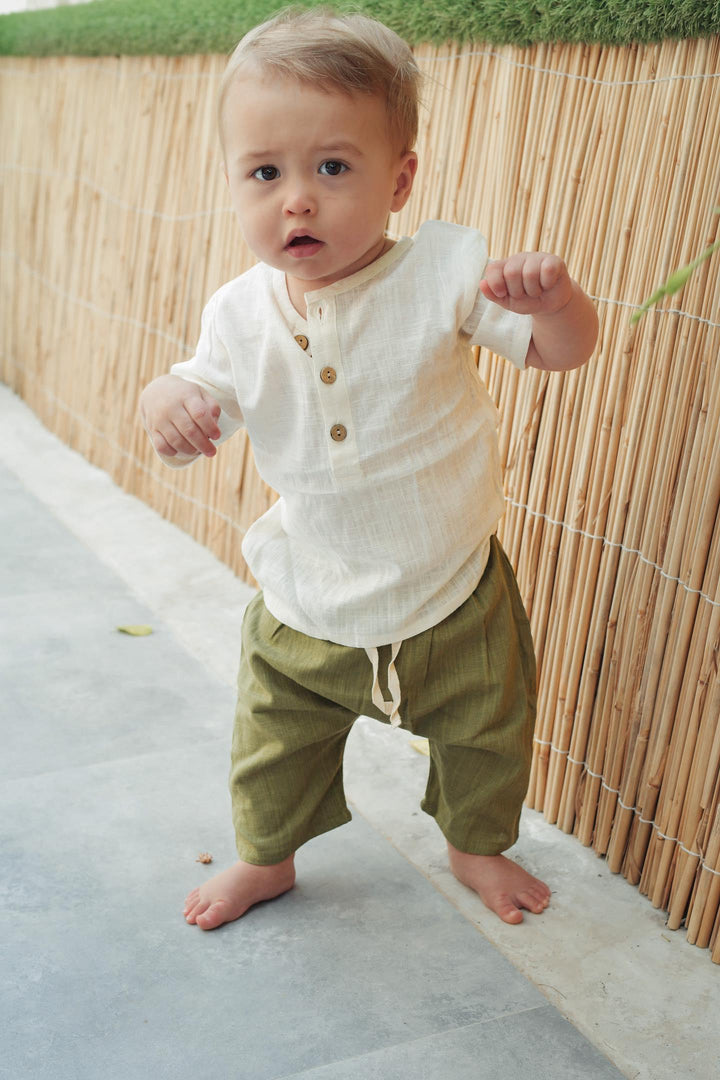 Linen Short Set