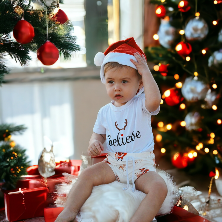 Believe Christmas Bloomer Set