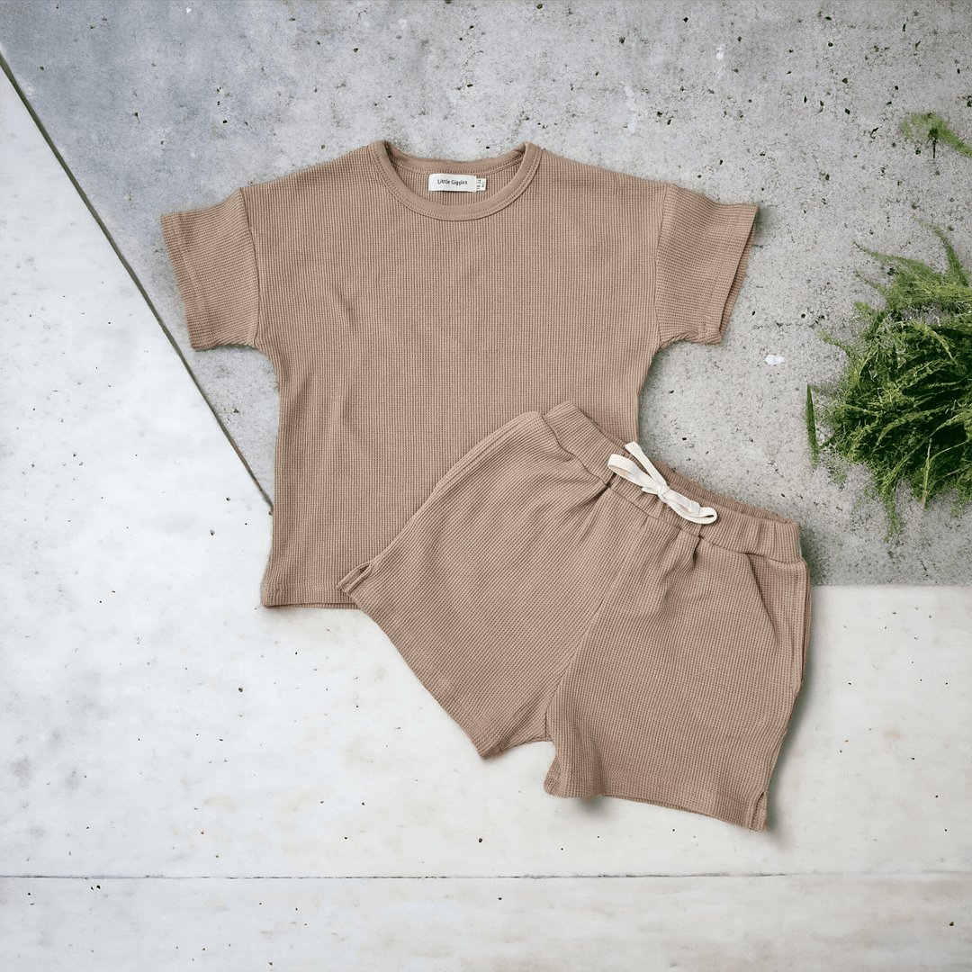 Freddy Waffle Knit Set