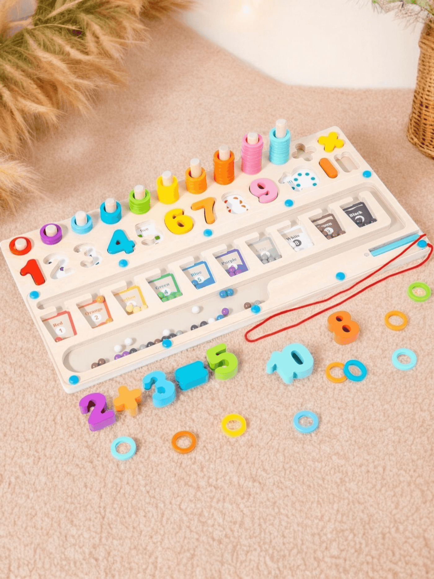 Montessori Number and Magnet Board