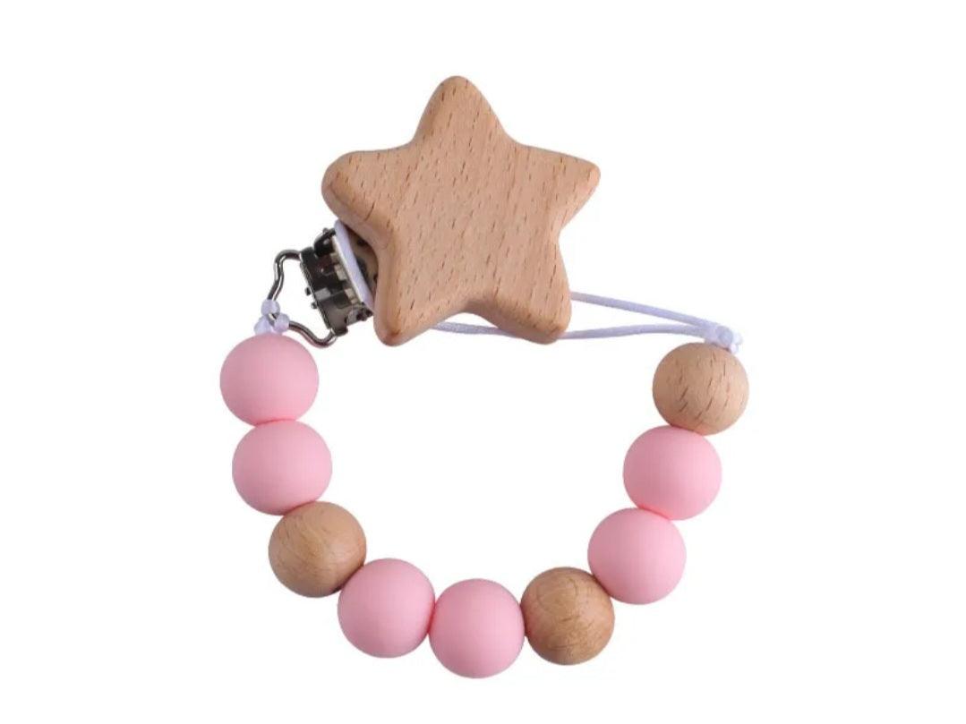 Starry Pacifier Clip