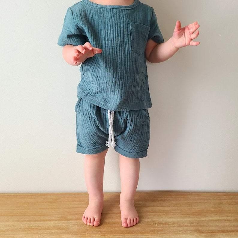 Muslin Cotton Short Set