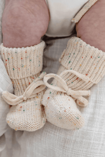 Knitted Baby Booties