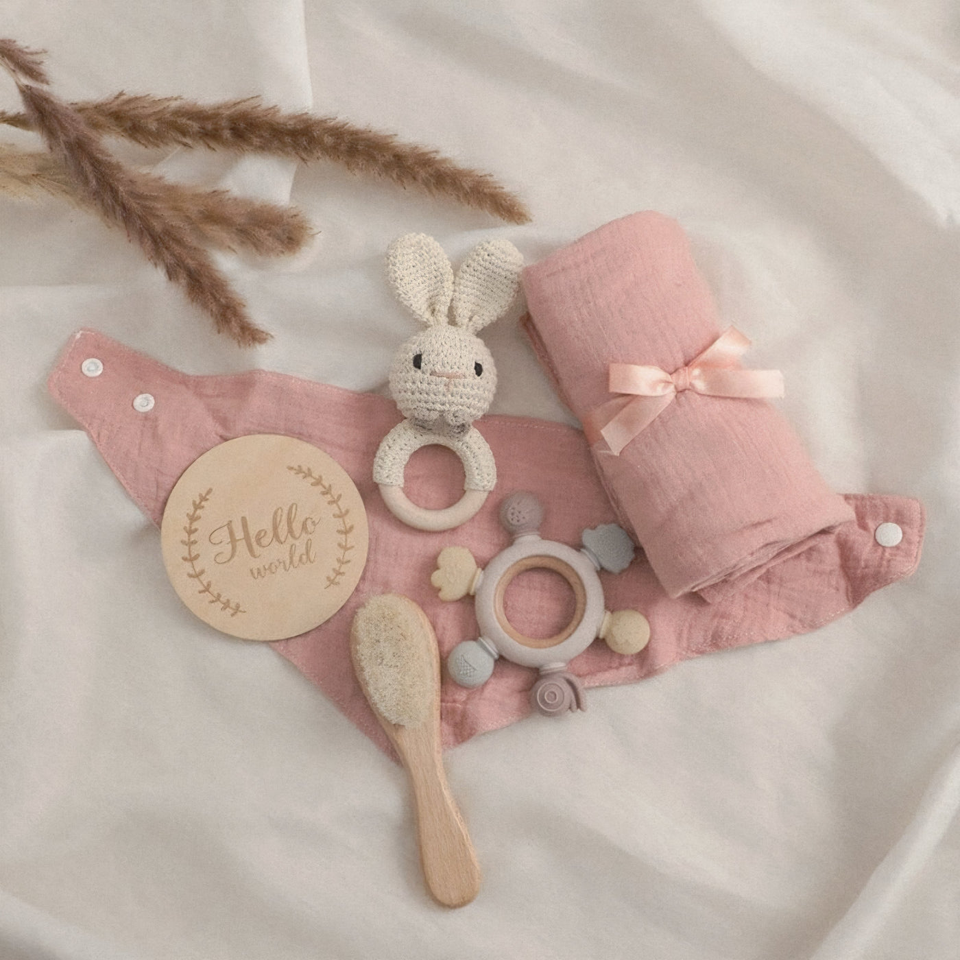 Pink Bunny Baby Gift Box