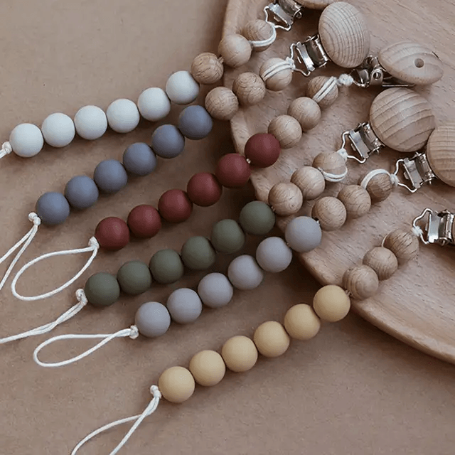 Lucia Pacifier Clip