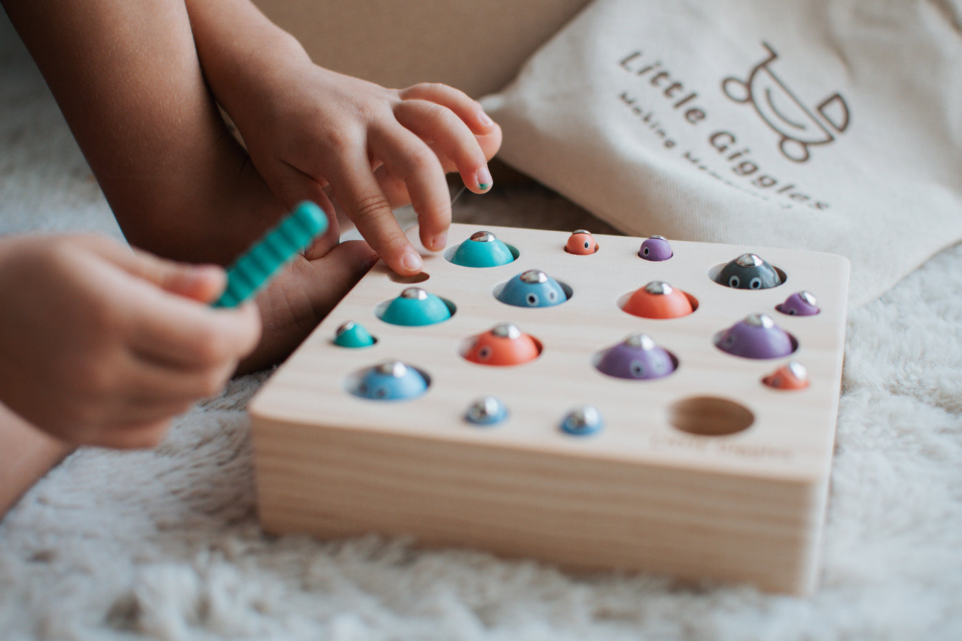 Wooden Fishing Game