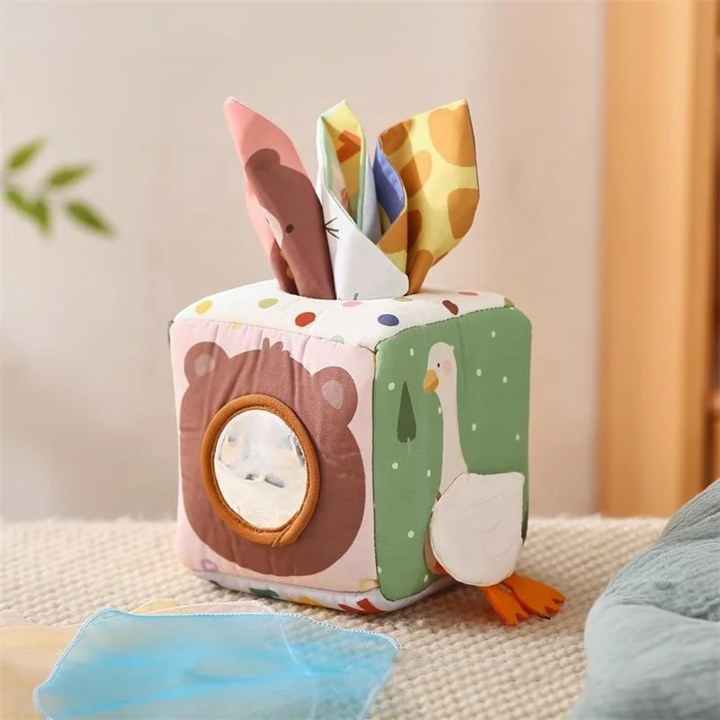 Peek-a-Boo Sensory Tissue Box