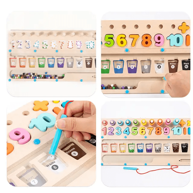 Montessori Number and Magnet Board