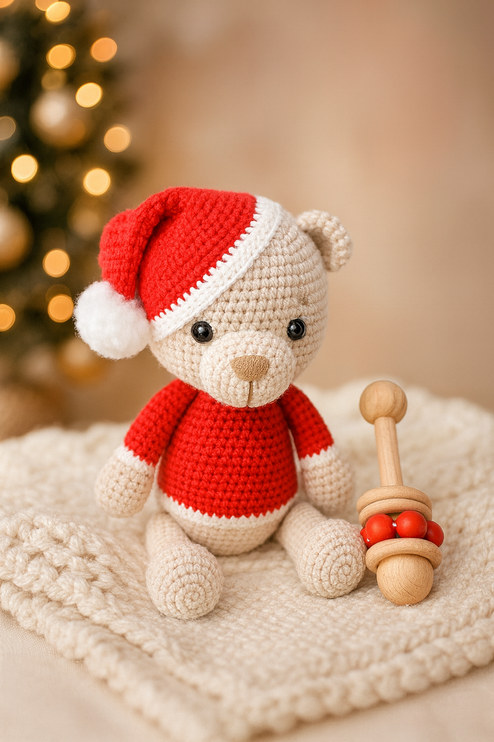 Santa Teddy Set