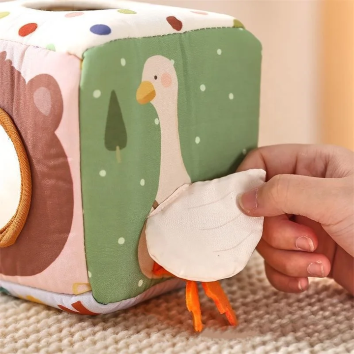 Peek-a-Boo Sensory Tissue Box