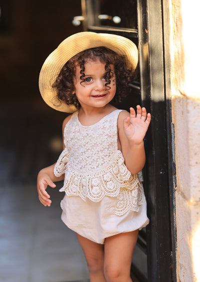 Delilah Lace Romper