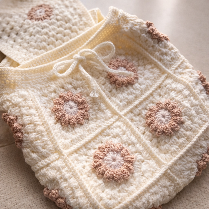 Blossom Crochet Backpack