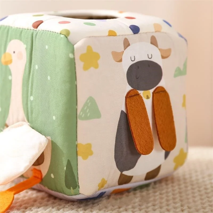 Peek-a-Boo Sensory Tissue Box