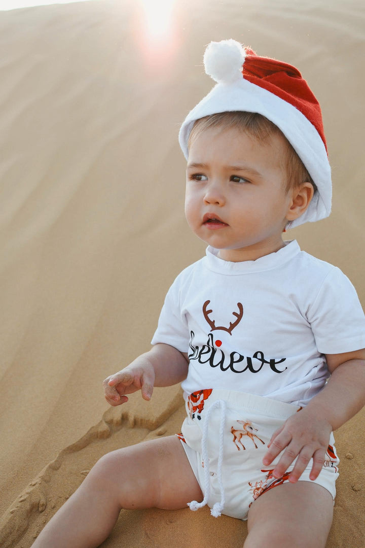 Believe Christmas Bloomer Set