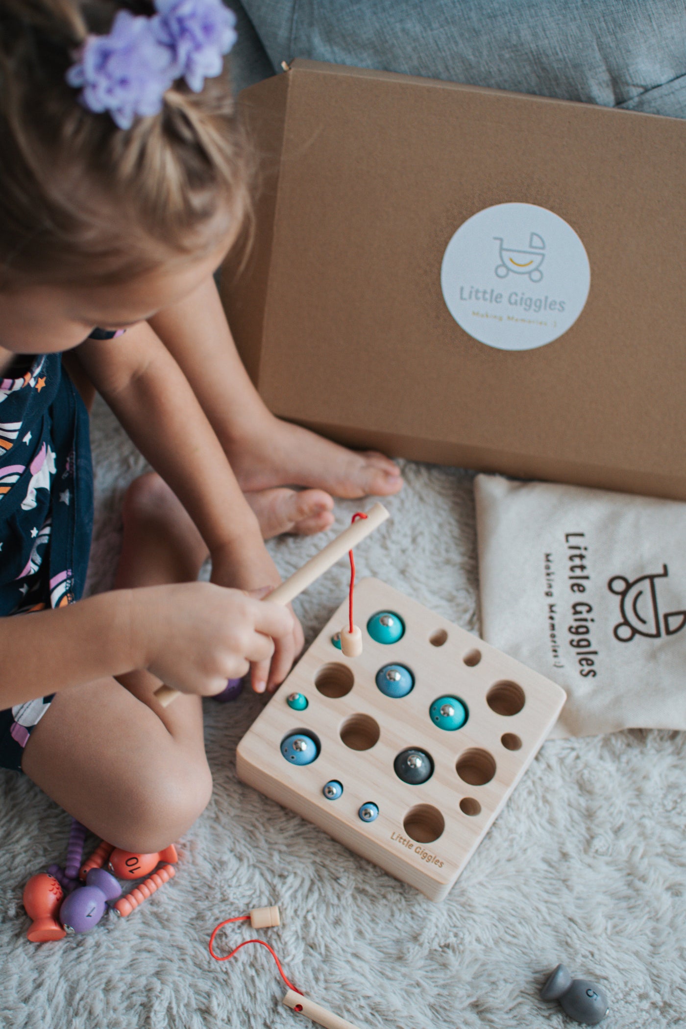 Wooden Fishing Game
