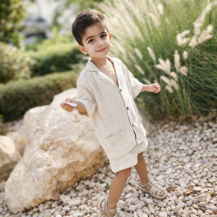 Sandy Linen Set