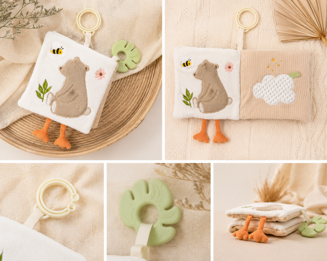 Bear Sensory Cloth Book