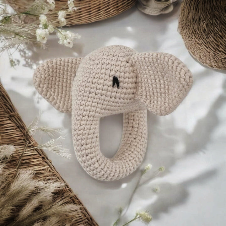 Handmade Elephant Rattle