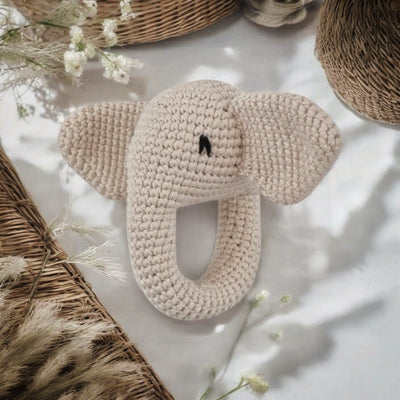 Handmade Elephant Rattle