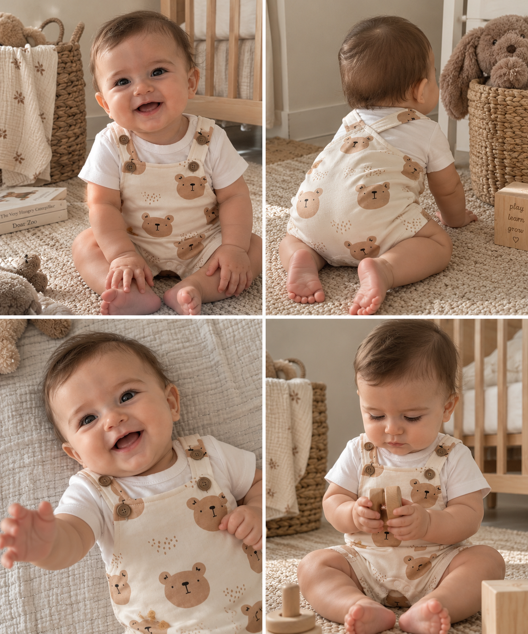 Little Teddy Romper Set