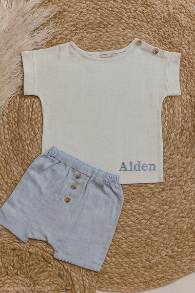 Harper Linen Short Set