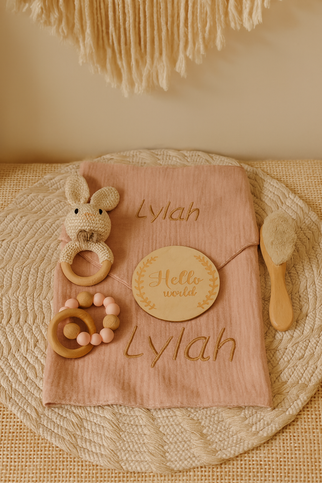 Pink Bunny Baby Gift Box
