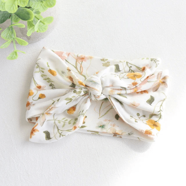 Floral Muslin Headband