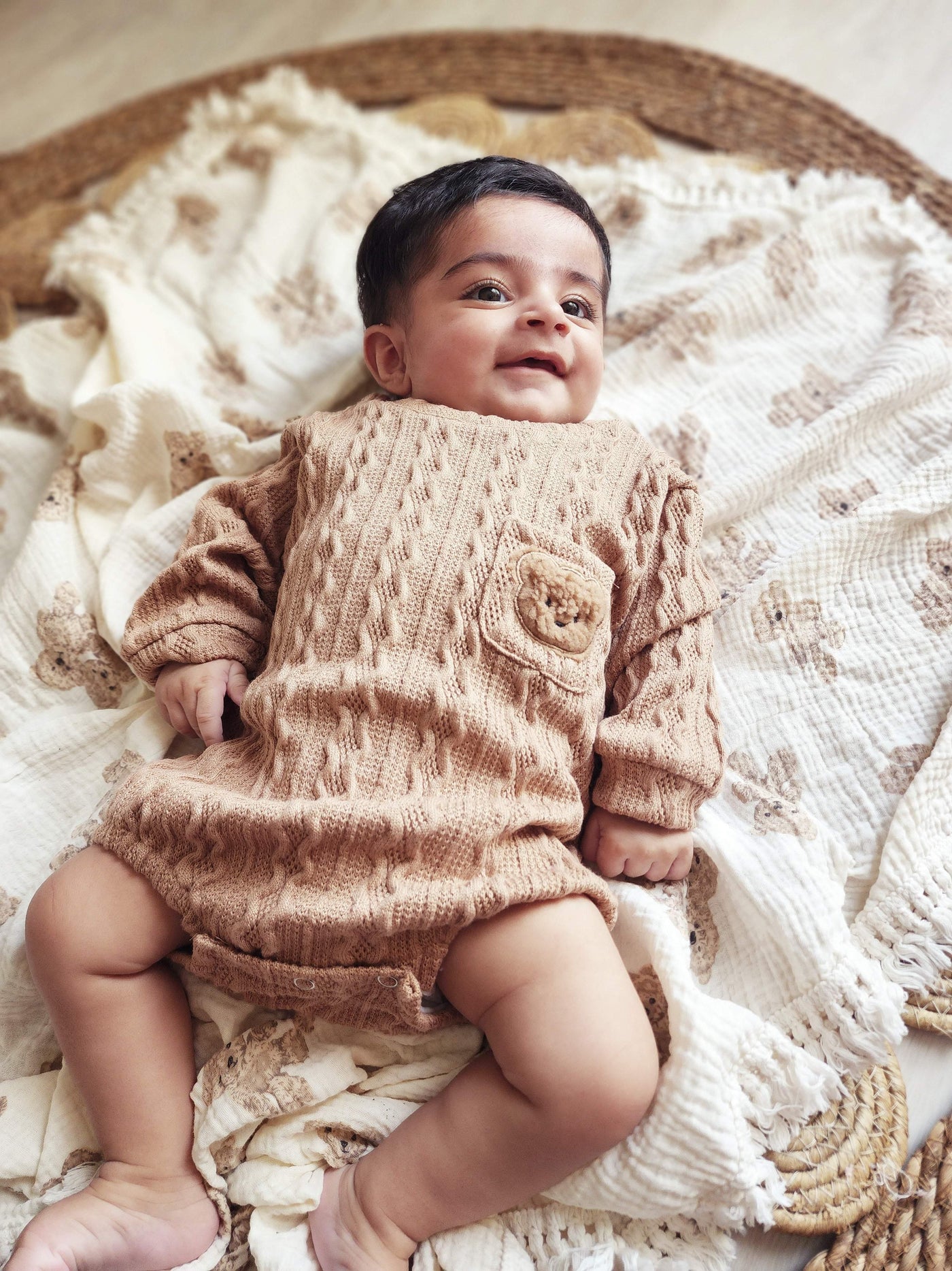 Brown Bear Romper | Image 2 | Little Giggles