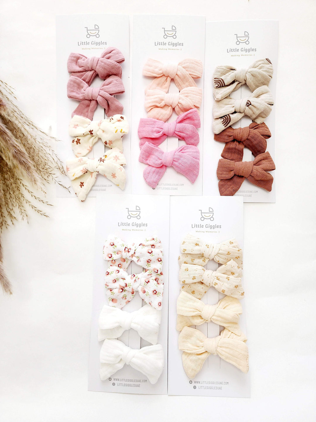 Cotton Muslin Hair Clips | Image 2