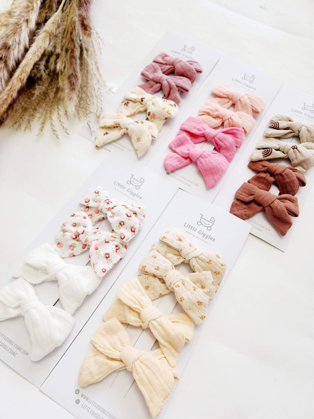 Cotton Muslin Hair Clips | Image 1