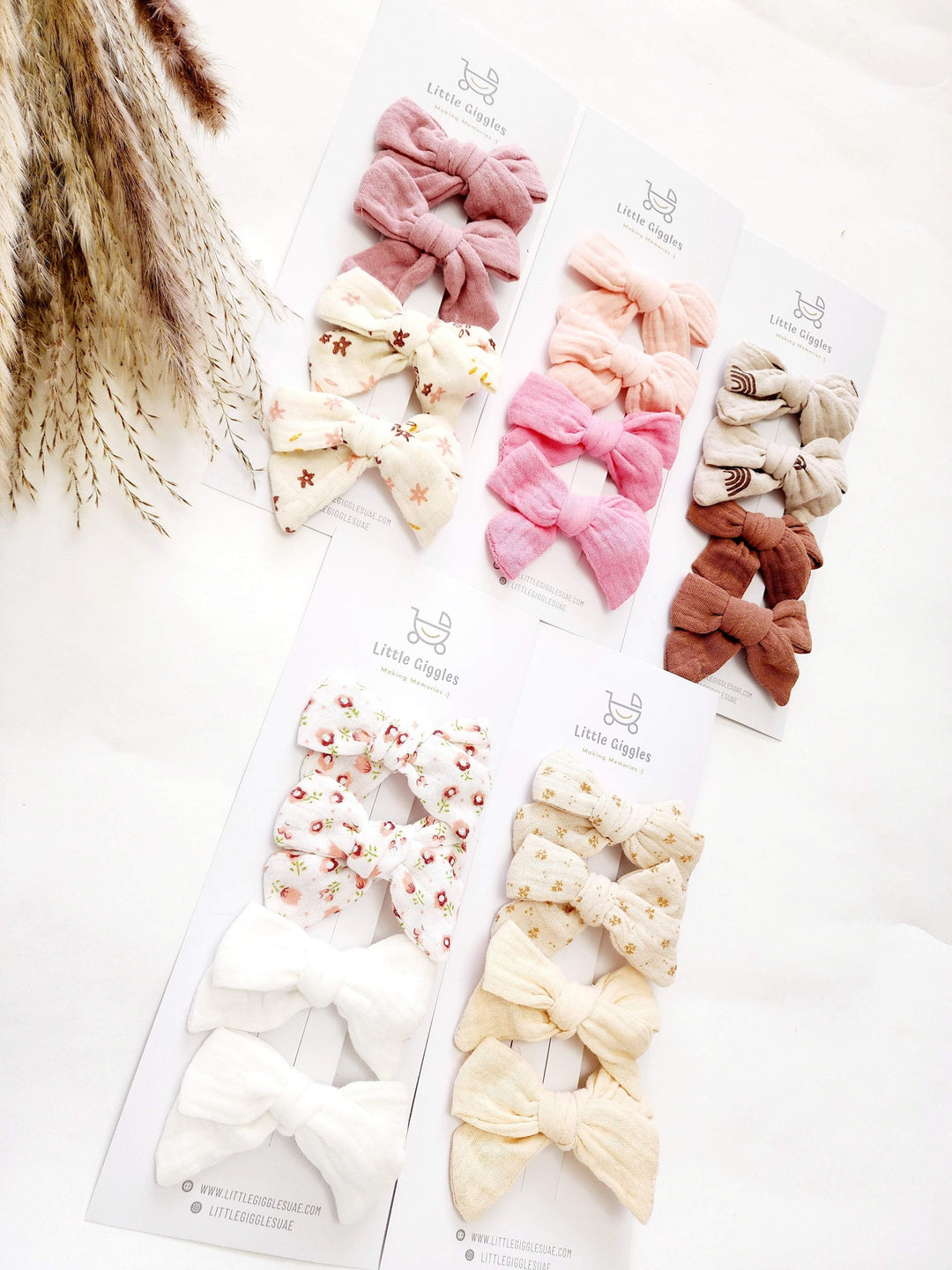 Cotton Muslin Hair Clips | Image 3