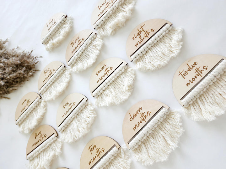 Macrame Milestone Discs | Image 5