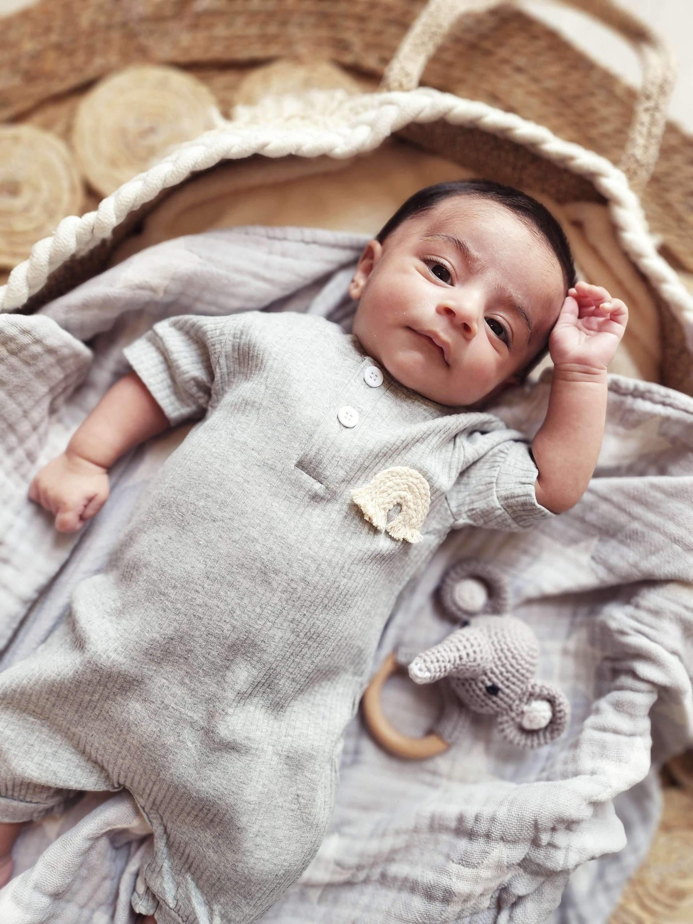 Grey Happy Rainbow Outfit | Image 3