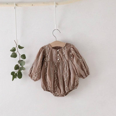 Tan Louisa Romper | Image 2