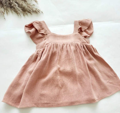 Pink Ari Linen Frock