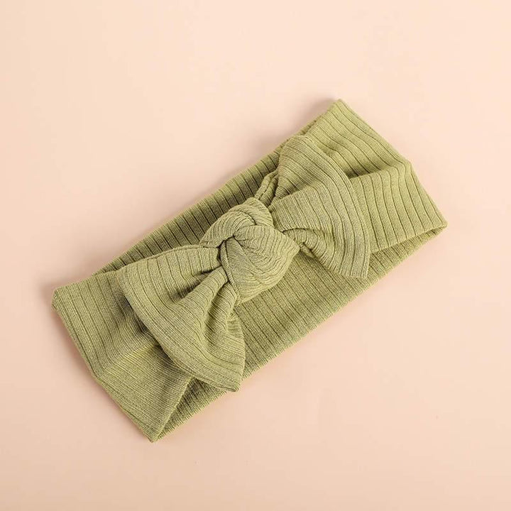 Dark Green Cotton Headband