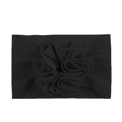 Ruffles Black Headband