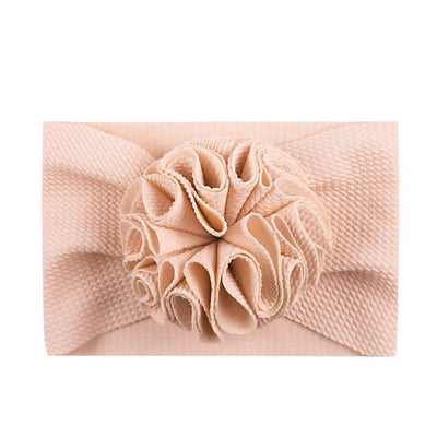 Ruffles Beige Headband